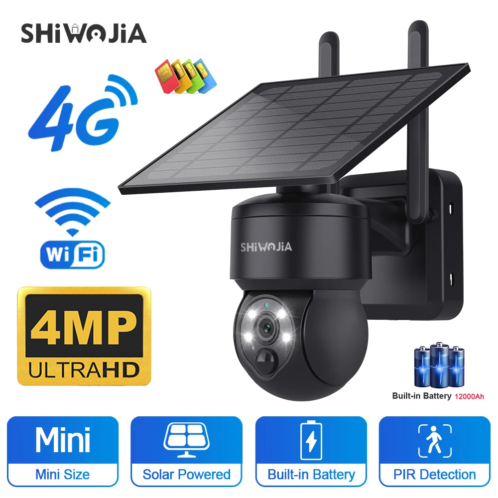SHIWOJIA WIFI Wireless PTZ Sol - Garden Camera review and price
