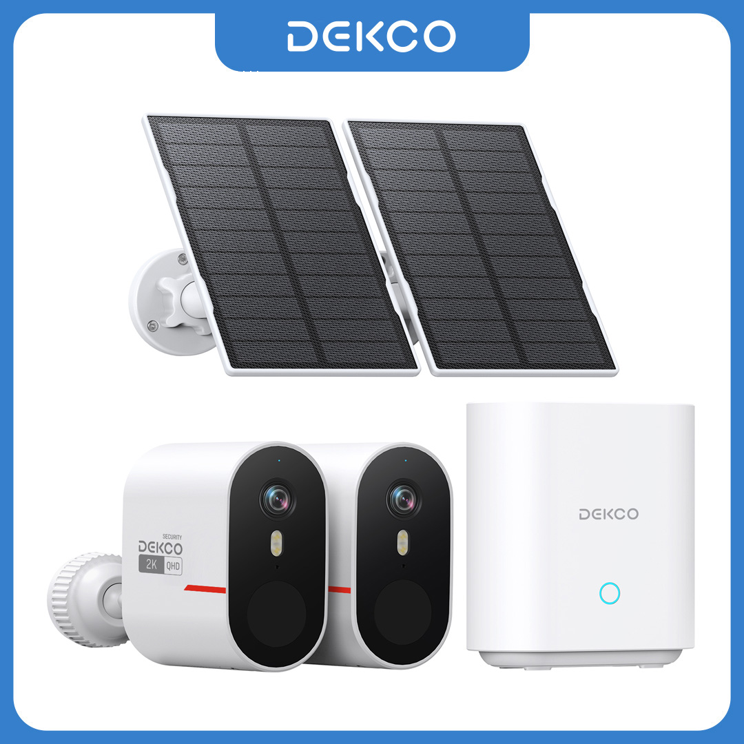 Dekco 3MP WiFi Solar Camera Sy - Garden Camera review and price