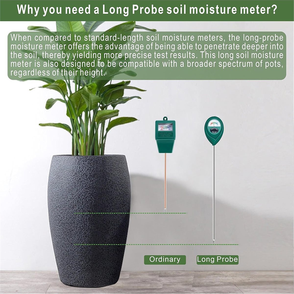 LNHF Long Probe Deep Use Soil  - Plant Monitor review and price