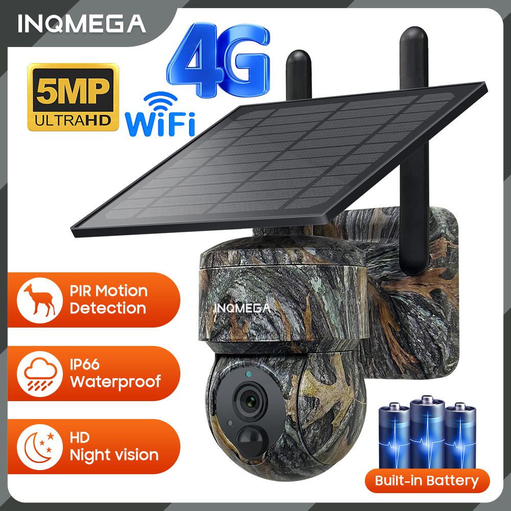 INQMEGA 5MP 4G / WIFI Solar Wi - Garden Camera review and price