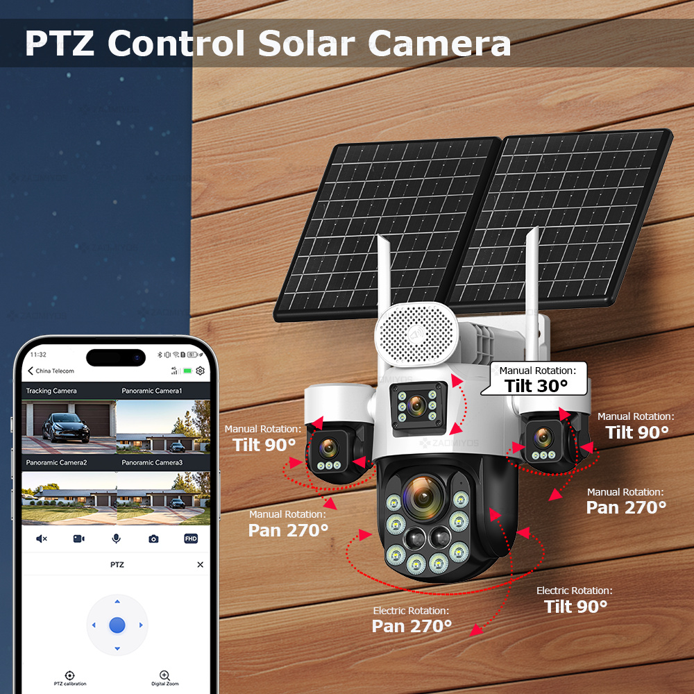 4 Lens Outdoor 360° Surveillan - Garden Camera review and price