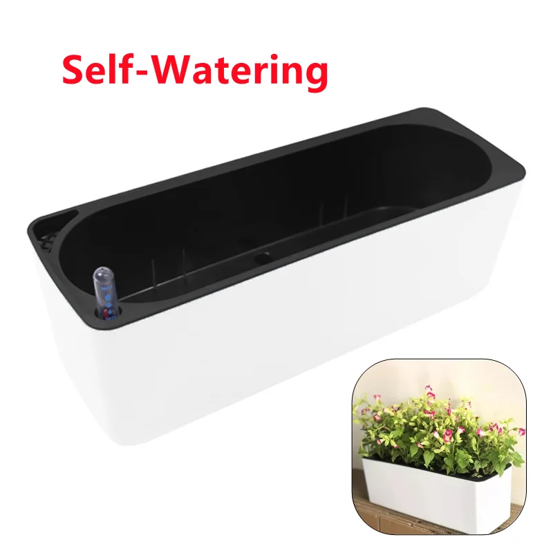 Rectangula Lazy Flower Pot Pot - Hydroponic Grow Pod review and price