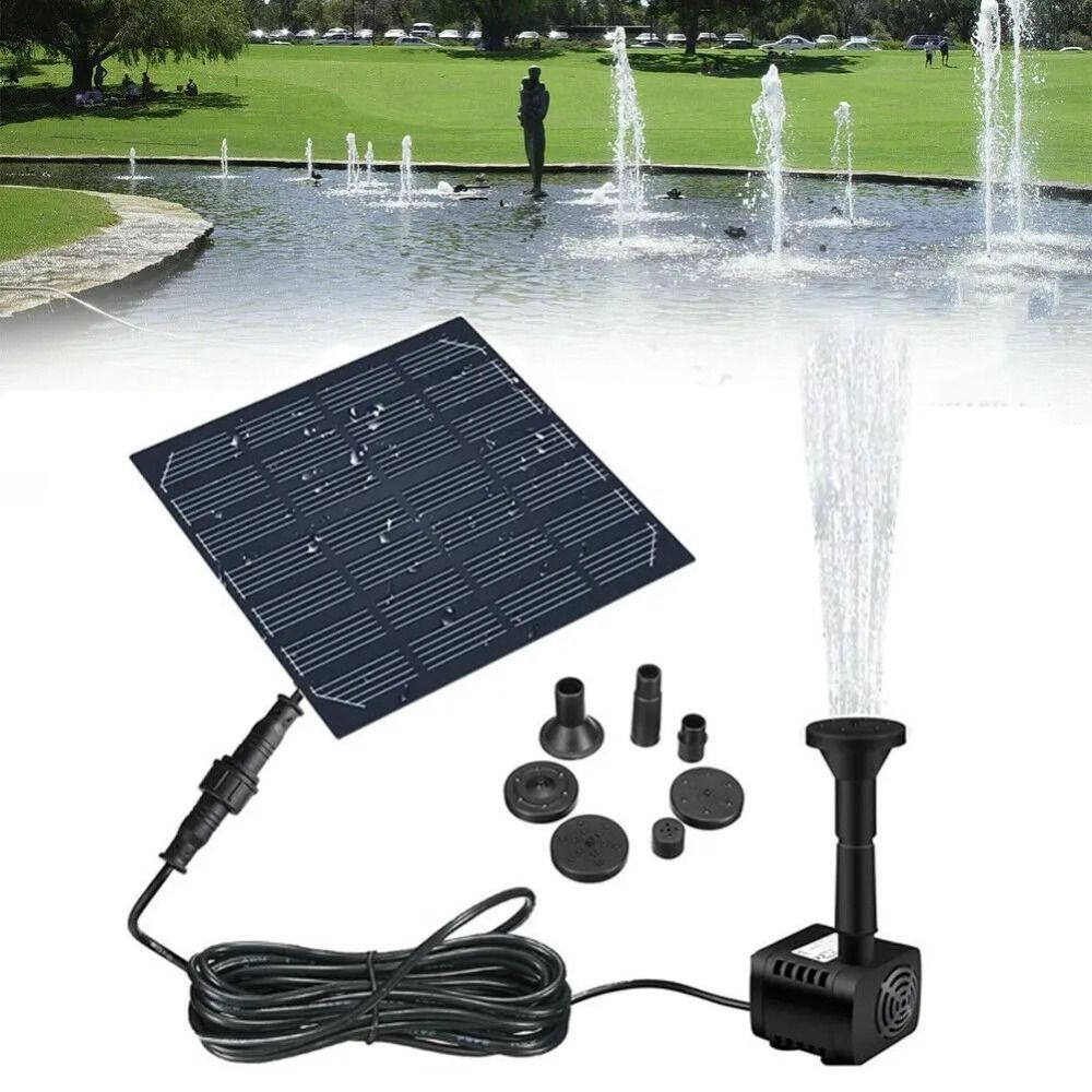 1.4W Mini Solar Fountain Pump  - Indoor Garden Kit review and price