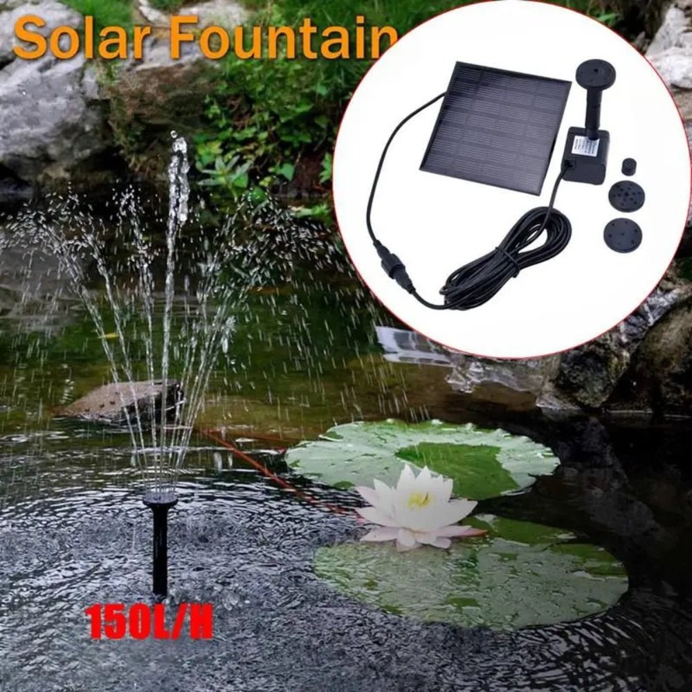 1.4W Mini Solar Fountain Pump  - Indoor Garden Kit review and price
