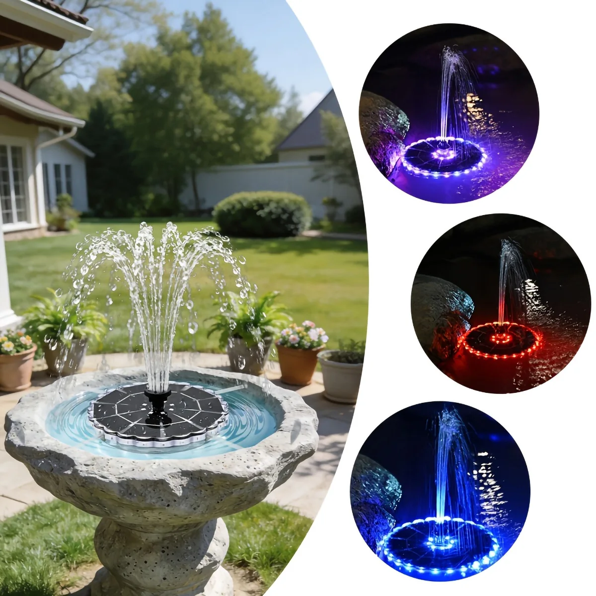 3.5W Outdoor Solar Fountain fo - Indoor Garden Kit review and price