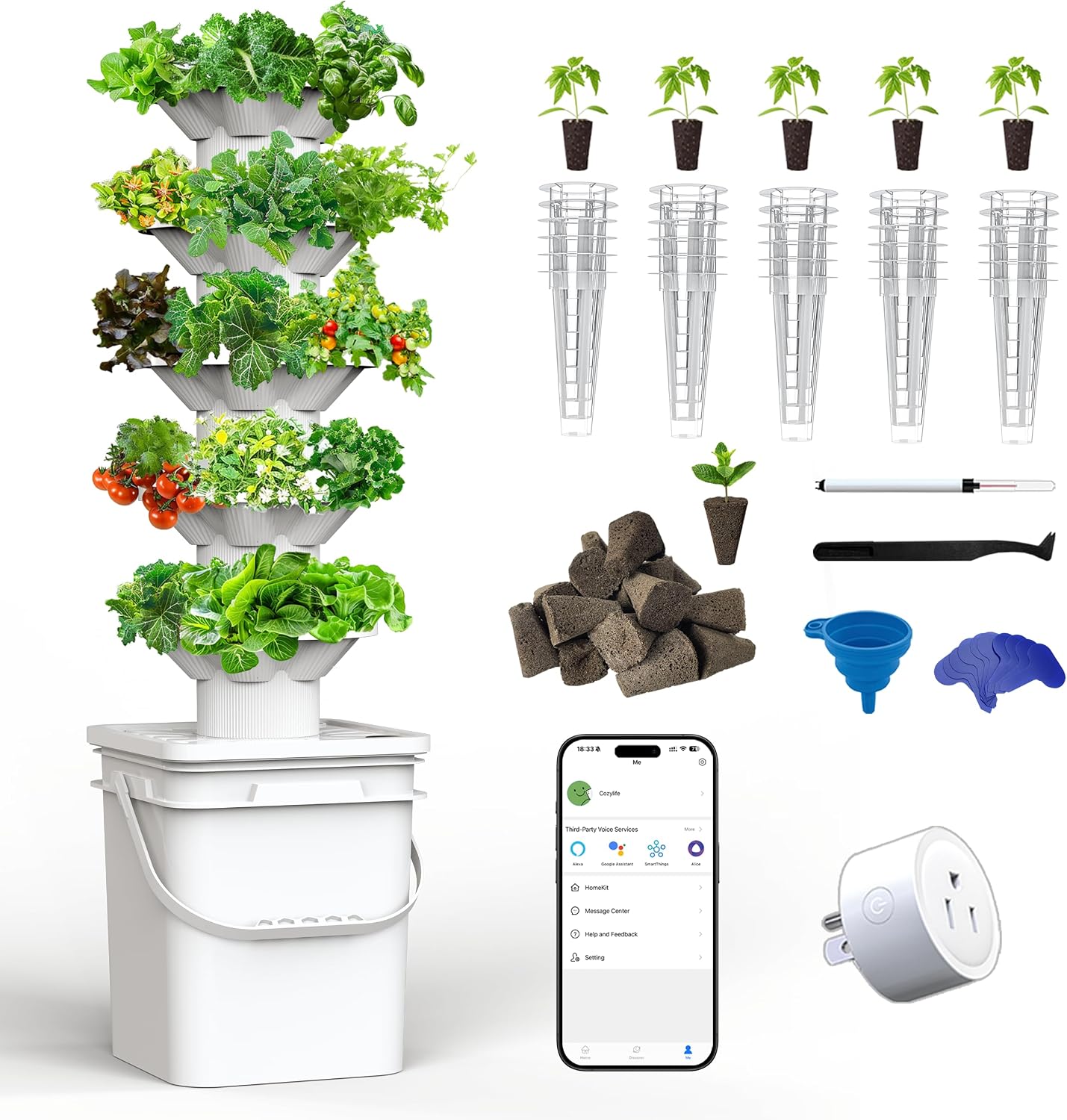 Hydroponics Growing System Kit - Hydroponic Tower review and price