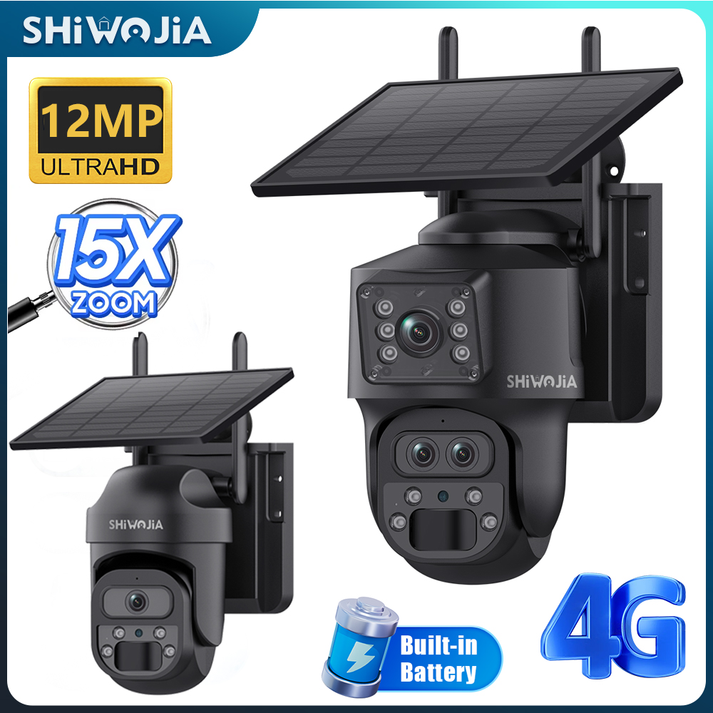 SHIWOJIA 15X ZOOM Solar Camera - Garden Camera review and price