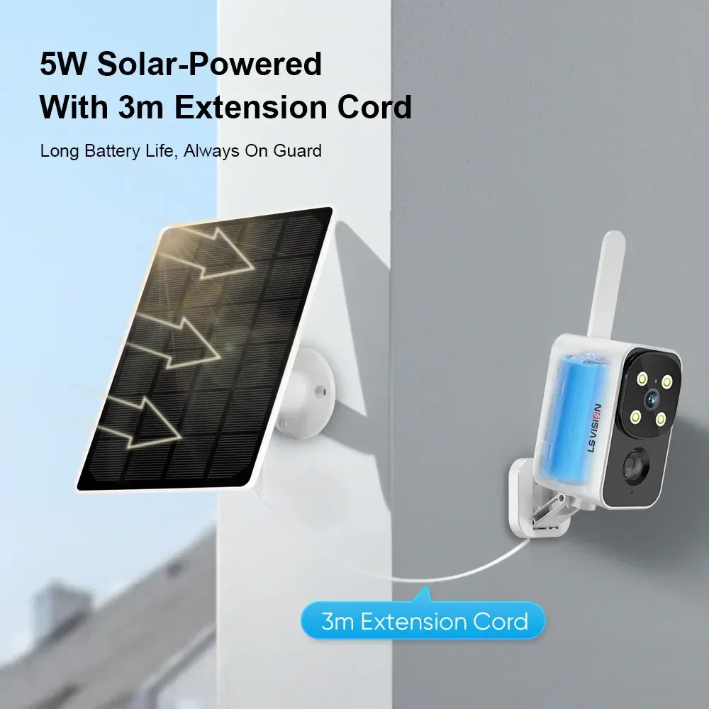 LS VISION Outdoor Solar Camera - Garden Camera review and price