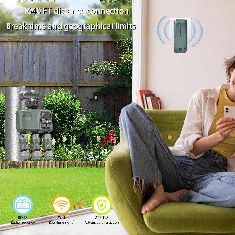 Tuya Wifi+RF433 3-outlet Water - Smart Garden Kit review and price