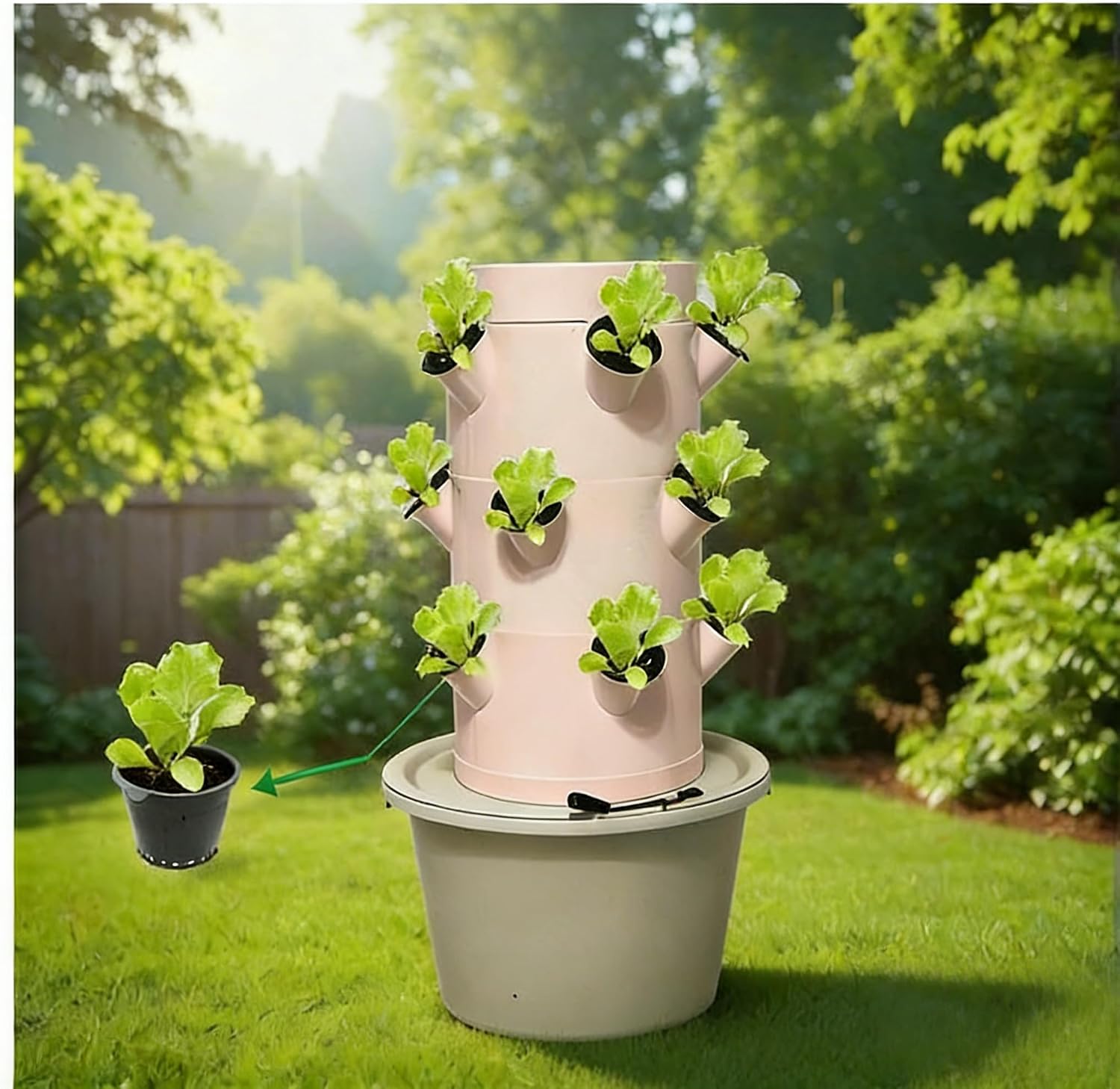 Vertical Hydroponic Growing Sy - Grow Light Led review and price