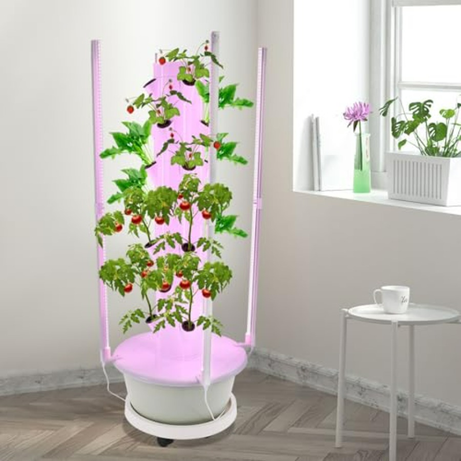 Hydroponic growing tower for i - Hydroponic Tower review and price